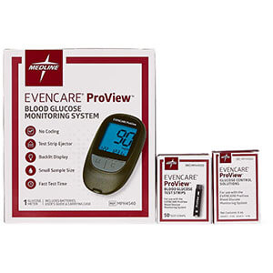Download Medline EVENCARE ProView Blood Glucose Monitoring System Vector Logo