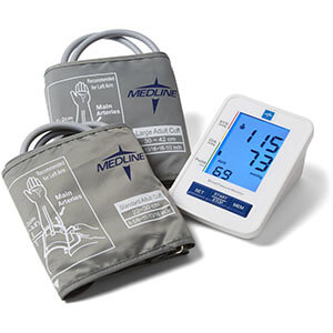 Download Medline MDS4001PLUS Automatic Digital Blood Pressure Monitor with Adult and Large Adult Cuffs Vector Logo