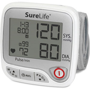 SureLife Premium Wrist Blood Pressure Monitor (Talking) Vector Logo's thumbnail