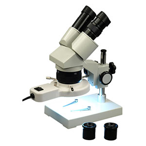 Download OMAX XG225B20L8 Binocular Stereo Microscope with Ring Light Vector Logo