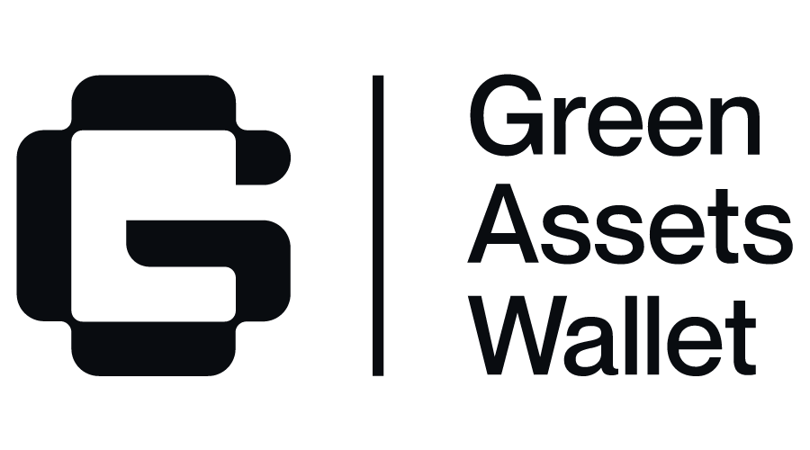 Green Assets Wallet Vector Logo
